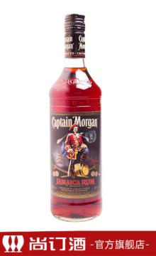 摩根船长 洋酒 40度 英国摩根船长黑牌牙买加朗姆酒 700ml
