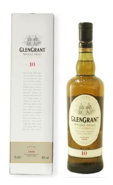 进口洋酒 苏格兰 纯麦/单麦威士忌 40度 格兰冠10年苏格兰威士忌GLENGRANT 