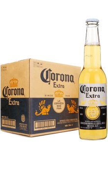 Corona/科罗纳 原装进口科罗纳啤酒瓶装 330ml*24瓶整箱