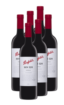 澳洲奔富BIN128紅葡萄酒 奔富酒園 澳大利亞進口紅酒 750mlx6 整箱紅酒