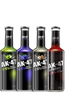 AK47ll 男人鸡尾酒蓝莓+烟熏+椰子+1随机-4口味装